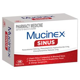 Mucinex Sinus 48 Tablets